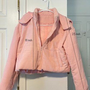 SHEIN Puffer Coat Zip Up Drop Shoulder Hooded